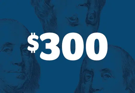 $300 SHIPPING CREDIT
