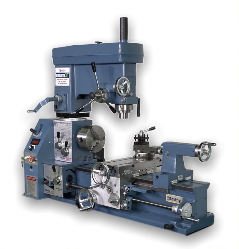 Smithy, lathe mill combo, lathe mill drill, 3-in-1 lathe mill drill, granite, smithy.com