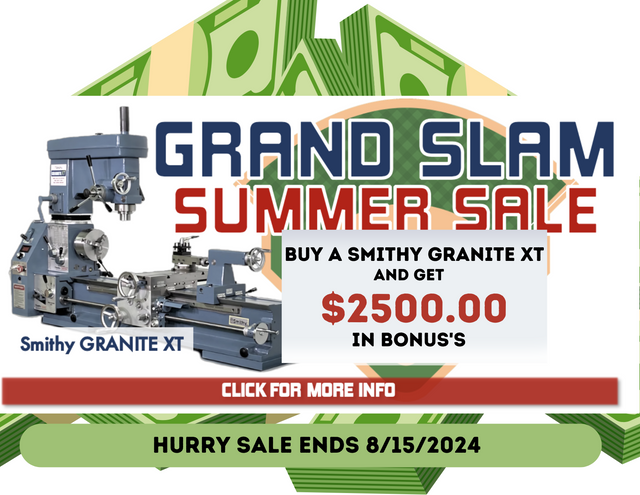 Smithy Machine Tools - Premium Mill Drill Lathe Combo Machines ...