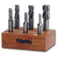 4-Flute HSS End Mill Set - smithy.com