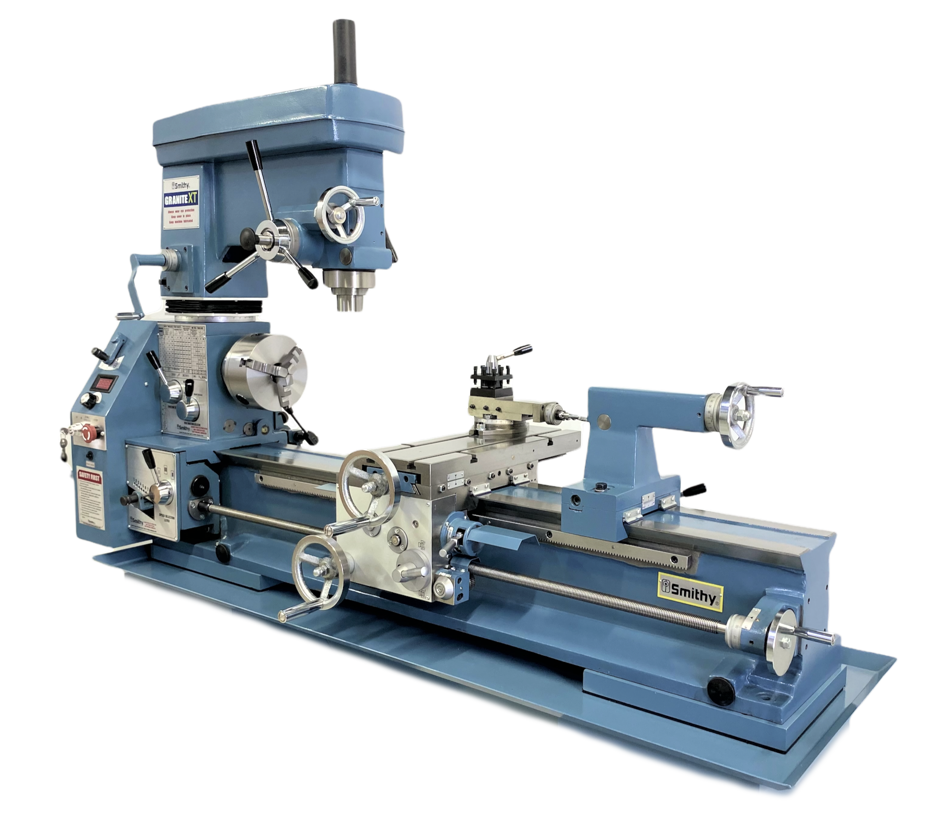 Smithy, lathe mill combo, lathe mill drill, 3-in-1 lathe mill drill, granite, smithy.com
