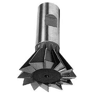 Shars 3/8" RH 60-Degree HSS Dovetail Cutter – 8 Teeth, Weldon Shank For Milling