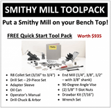 smithy, benchtop milling machine, bench top milling machine, mini milling machine, milling machine, mill drill, milling machine for sale - smithy.com, Free milling toolpack